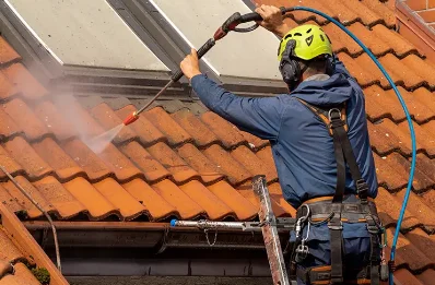 Démoussage et hydrofuge de toiture à Saint-Austremoine